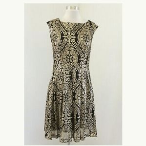 Beautiful Gold And Black Dress